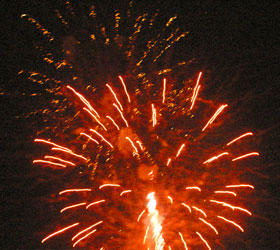 Fireworks at Georgia Event