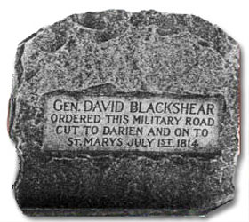 Blackshear GA historic rock