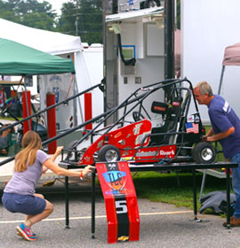 Preparing race cars for 2013 NGQMA