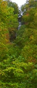 Amicalola Falls from bottom view