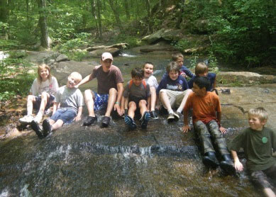 Having fun at Charlie Elliott Wildlife Center