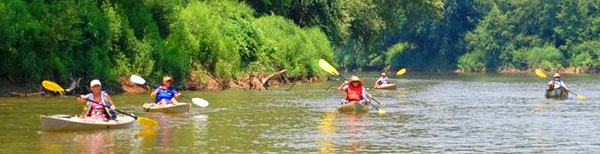 Canoeing at Chattahoochee Bend State Park