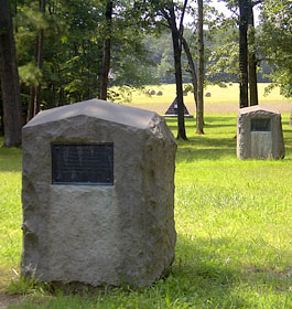 Civil War Monuments on Battlefield