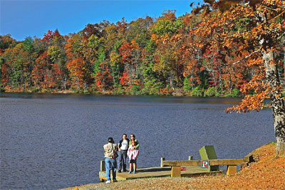 Dockerly Lake in the fall