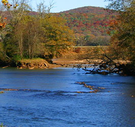 Lake at Etowah Indian Mounds