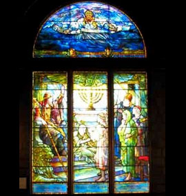 Faith Chapel Church Stained Glass Window