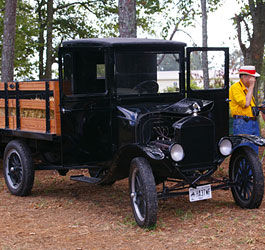 Antique car at GA festival