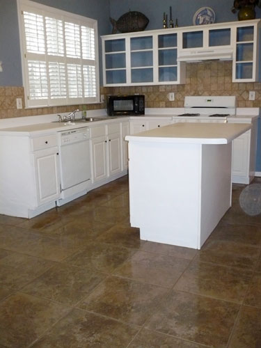Kitchen Floor and Backsplash Combo