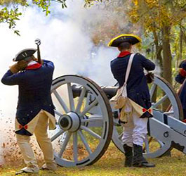 Reenactment at Fort Morris