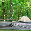 Campsite at Fort Mountain State Park