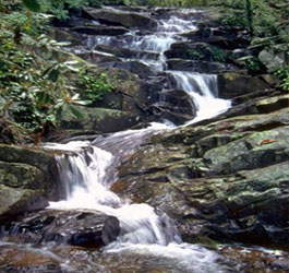 Waterfall at Fort Mountain State Park