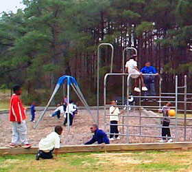 Fun playground at Fulton County Park