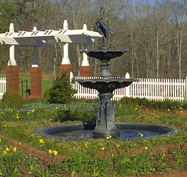 GA Garden and water fountain