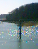 Colorful Sparkling Georgia Lake