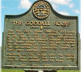 Goodall House Marker