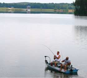 Fishing at Henry County Resevoir