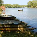 Canoes at High Falls State Park