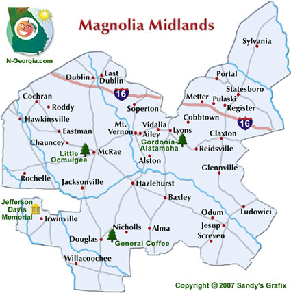 Map Of The Midlands