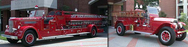 Marietta Fire Museum antique Fire Trucks