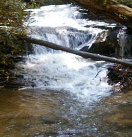 Lower falls at Minnehaha Falls