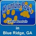 Mountain Paws Cabin Rentals in Blue Ridge GA