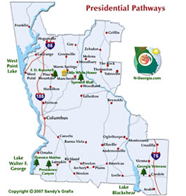 Presidential Pathways Travel Region Cities