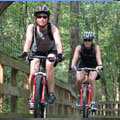 Biking at Reed Bingham State Park