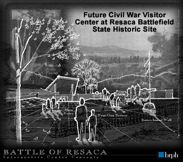 Future Civil War Visitor Center at Resaca Battlefield