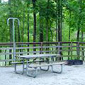 Campsite at Richard B Russell State Park