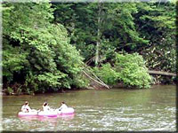 Tubing down the Chattahoochee River