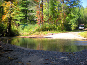 Creek at Sarah's Creek Campground