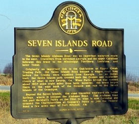 Seven Islands Trail Marker