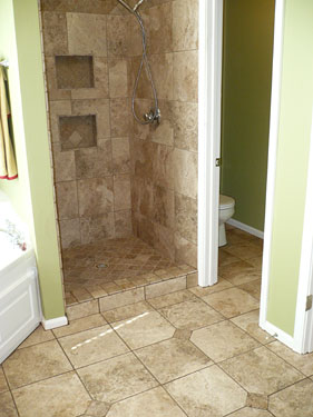 Bathroom Shower Design on Bathroom Shower And Floor Combo