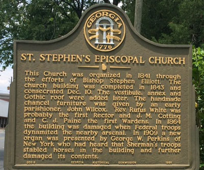 St. Stephens Episcopal Church Marker