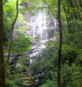 Waterfall at Upper Chattahoochee River Campground