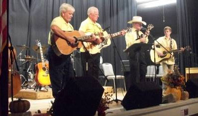 Musicians playing at Woodbine Opry