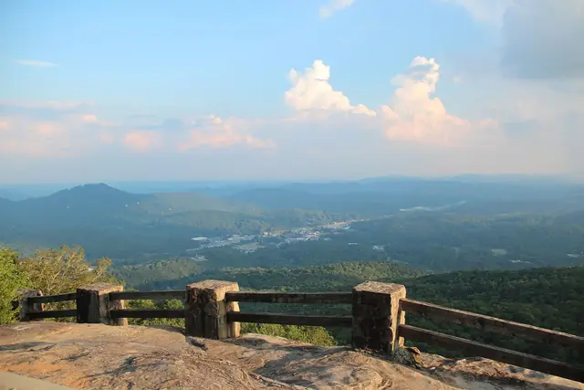 Overlook view from Black Rock Mountain State Park