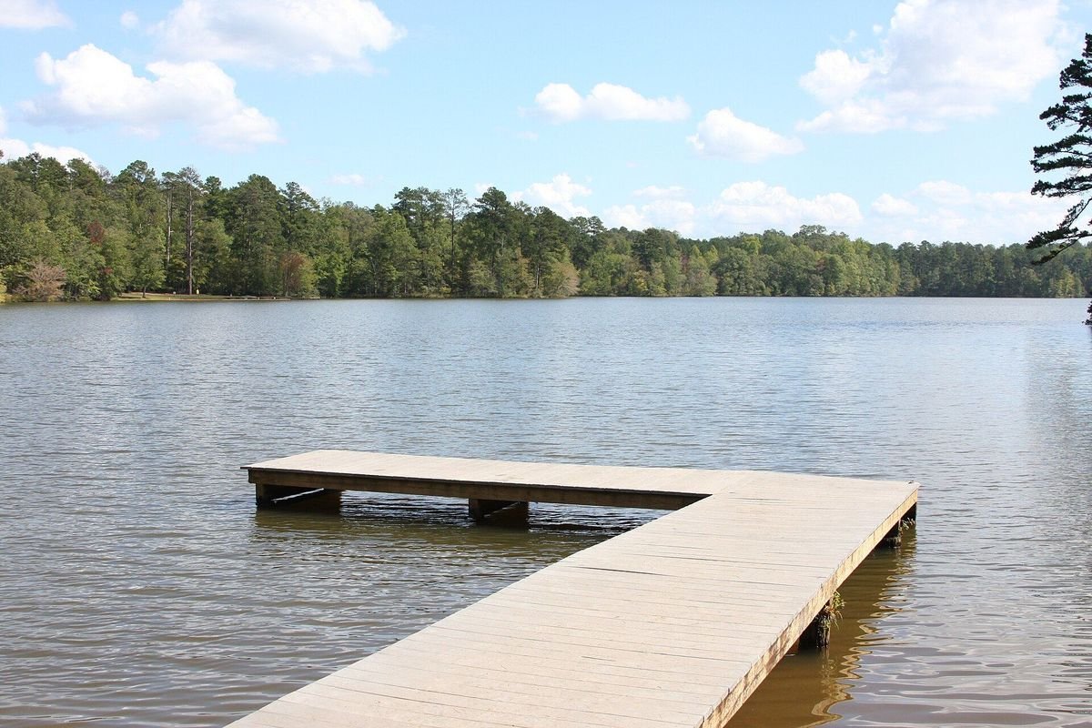 Dock on Lake Rutledge at Hard Labor Creek State Park