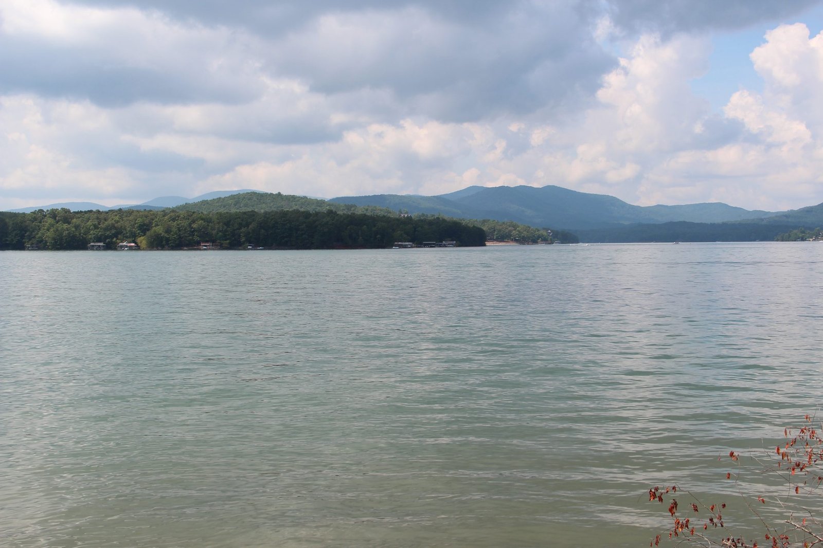 Lake Blue Ridge and the mountains near Blue Ridge, Georgia
