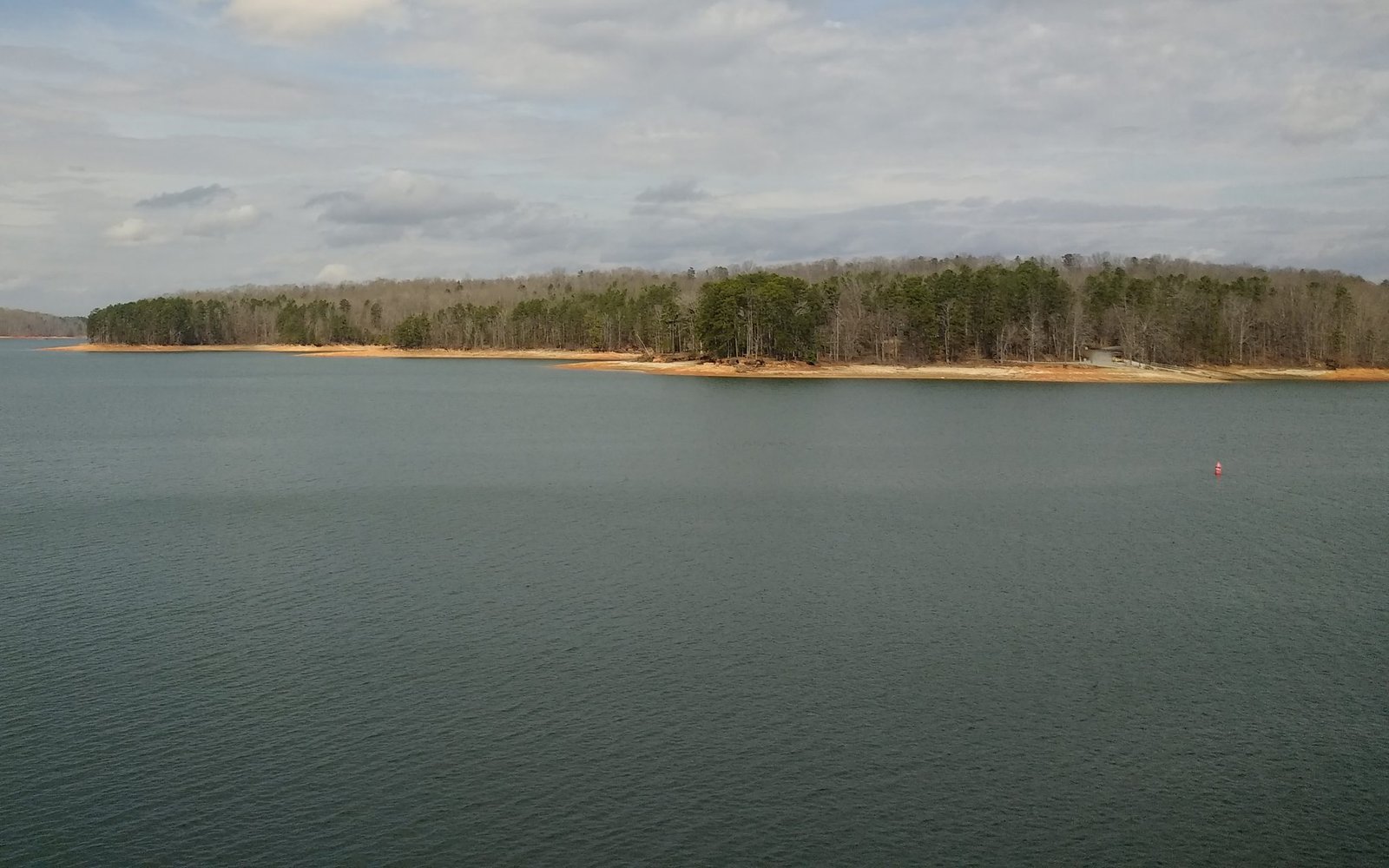 Lake Hartwell seen from Lake Hartwell State Park near Toccoa, Georgia