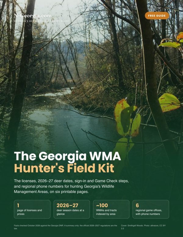 Cover of the Georgia WMA Hunter's Field Kit