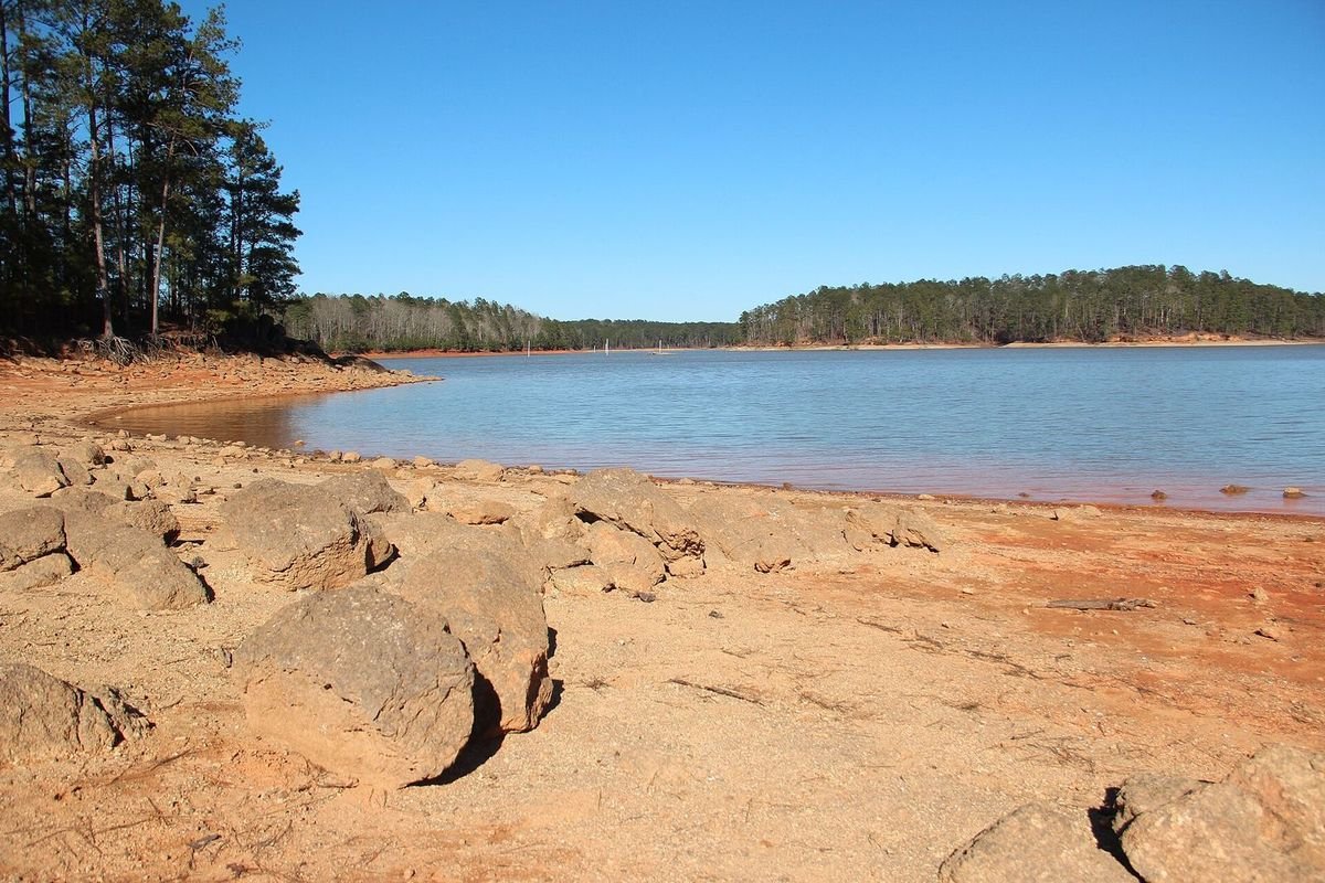 Shoreline of Lake Allatoona at Red Top Mountain State Park