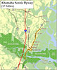 Monticello Crossroads Scenic Driving Tour Map
