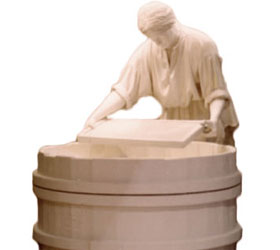 American Museum of Paper Making Statue