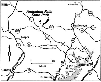 Amicalola Falls Park Map