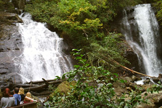 Anna Ruby Falls Waterfalls