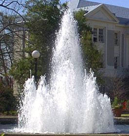 Water Fountain at Athens UGA Campus