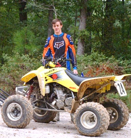 ATV Driver in Georgia US Forest