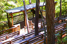 Outside Meeting area at Banning Mills