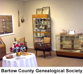 Bartow County Genealogical Society Displays